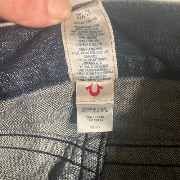 Rare Ricky (Indigo) Rattlesnake True Religion size 31x34 - Picture 5 of 9